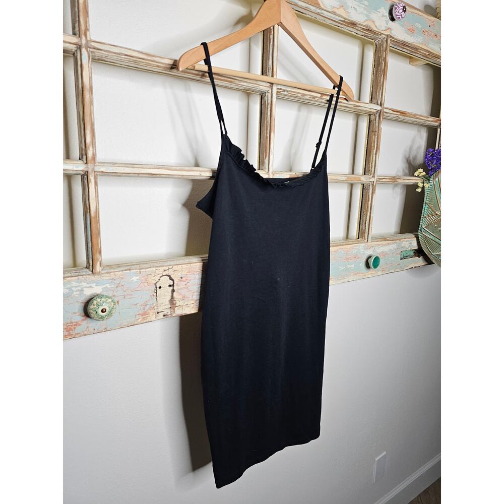 Bcbgeneration Black Ribbed Spaghetti Strap Mini D… - image 5